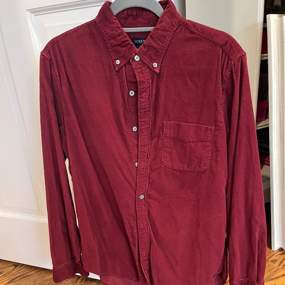 VINTAGE JCREW CORDUROY MENS SHIRT - Size Medium